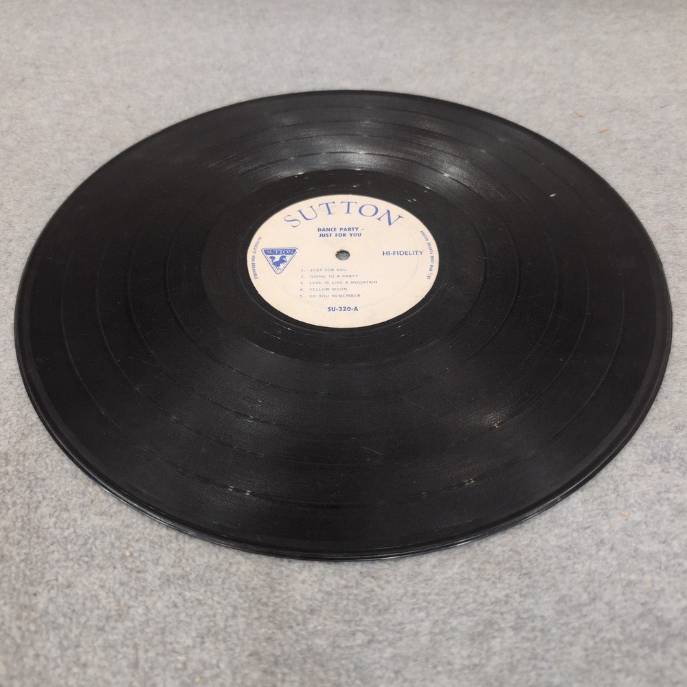 Sutton Dance‎ Party Just For You Vinyl LP Record SU-320 Hi-Fidelity 33 RPM - Picture 5 of 7